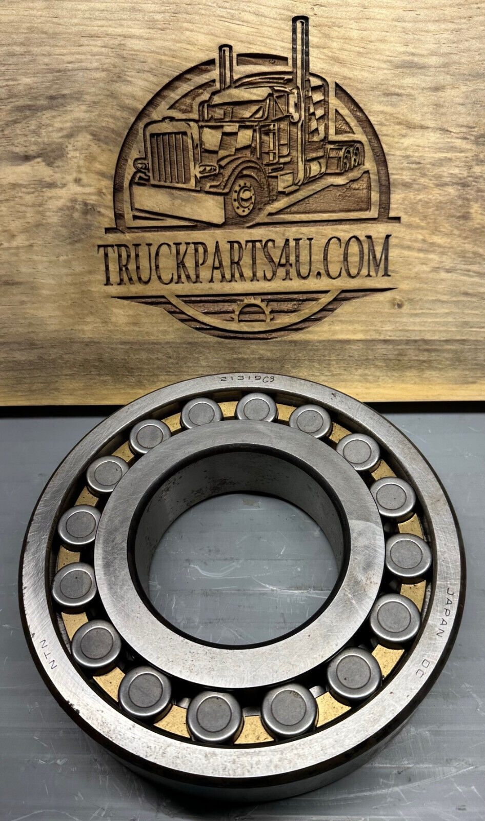 NTN 21319/C3 Self-Aligning Roller Bearing – Front View
